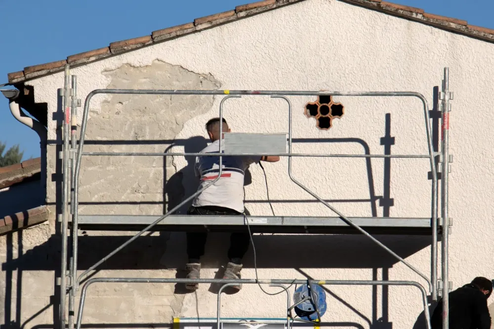 Ravalement de façade à Saint-Eusèbe